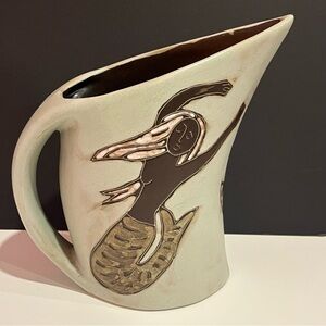 Mermaid Pitcher by Mara Stoneware